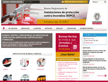 Tablet Screenshot of bureauveritas.es