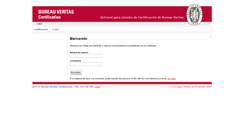 Desktop Screenshot of clientes-certificacion.bureauveritas.es