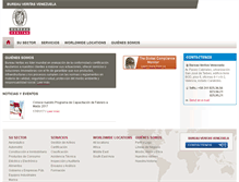 Tablet Screenshot of bureauveritas.com.ve