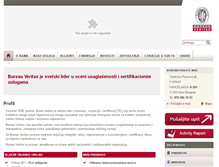 Tablet Screenshot of bureauveritas.rs