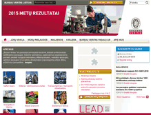 Tablet Screenshot of bureauveritas.lt